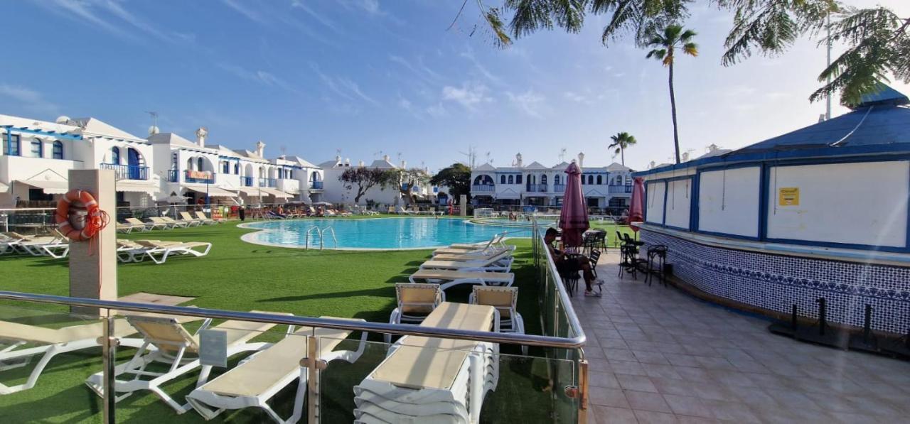 Maspalomas Jacuzzi Bungalow 大加那利岛拉斯帕尔马斯 外观 照片